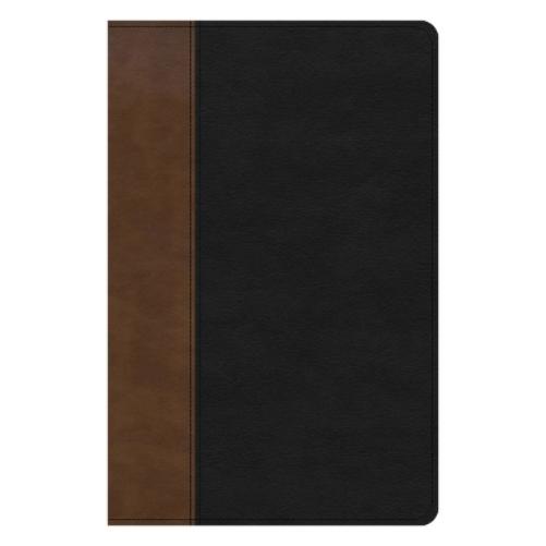 KJV Personal Size Giant Print Bible, Black/Brown