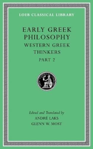 Early Greek Philosophy, Volume V