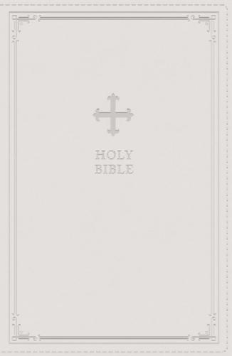 NRSV Catholic Edition Gift Bible, White Leathersoft (Comfort Print, Holy Bible, Complete Catholic Bible, NRSV CE)