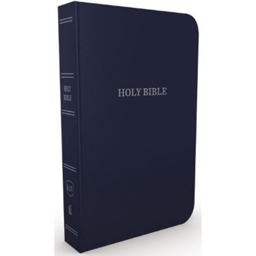 KJV Holy Bible: Gift and Award, Blue Leather-Look, Red Letter, Comfort Print: King James Version