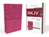 NKJV, Value Thinline Bible, Pink Leathersoft, Red Letter, Comfort Print