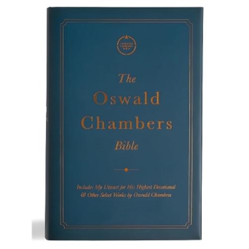 CSB Oswald Chambers Bible, Cloth Over Board