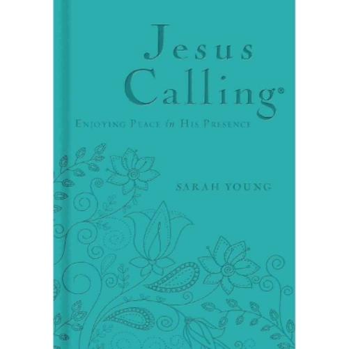 Jesus Calling, Teal Leathersoft, with Scripture References