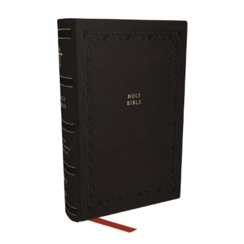 NKJV Compact Paragraph-Style Bible w/ 43,000 Cross References, Black Leathersoft, Red Letter, Comfort Print: Holy Bible, New King James Version