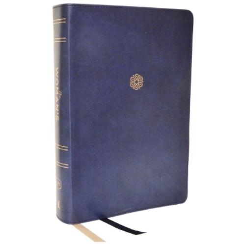 KJV, The Woman's Study Bible, Blue Leathersoft, Red Letter, Full-Color Edition, Comfort Print