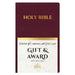 NRSV Updated Edition Gift & Award Bible with Apocrypha (Imitation Leather, Burgundy)