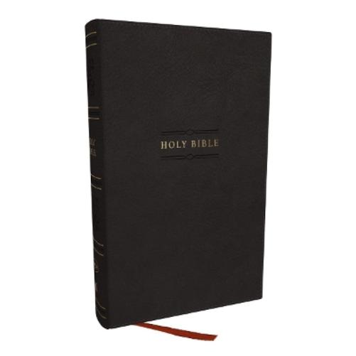NKJV Personal Size Large Print Bible with 43,000 Cross References, Black Leathersoft, Red Letter, Comfort Print