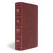 CSB Single-Column Personal Size Bible, Burgundy