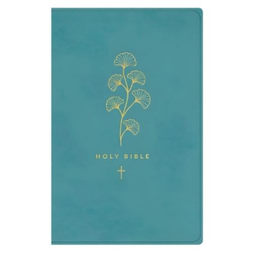 Premium Gift Bible Nlt, Filament Enabled (Leatherlike, Teal Cross, Red Letter)