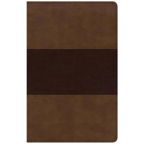 KJV Large Print Personal Size Reference Bible, Saddle Brown Leathertouch