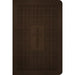 NLT Premium Value Thinline Bible, Filament-Enabled Edition (Leatherlike, Dark Brown Cross)