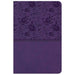 KJV Large Print Compact Reference Bible, Purple LeatherTouch