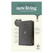 NLT Thinline Reference Zipper Bible, Filament Enabled (Leatherlike, Textured Cross Gray, Red Letter)