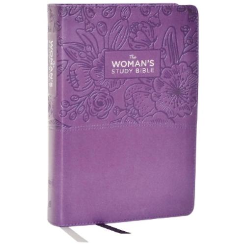 KJV, The Woman's Study Bible, Purple Leathersoft, Red Letter, Full-Color Edition, Comfort Print (Thumb Indexed)