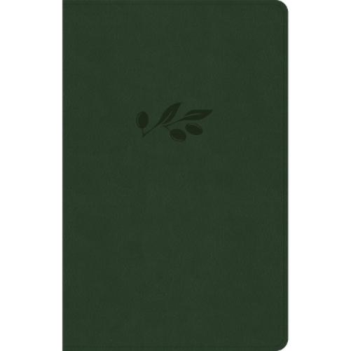 CSB Thinline Reference Bible, Olive LeatherTouch