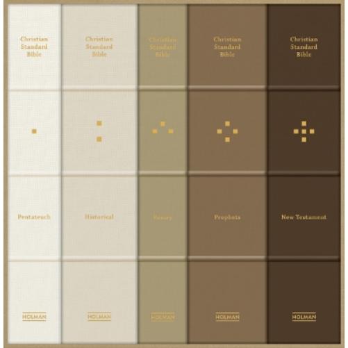 CSB Reader's Bible, Cloth-Over-Board, Five-Volume Collection