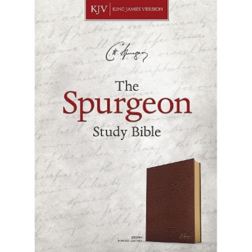 KJV Spurgeon Study Bible, Brown Bonded Leather