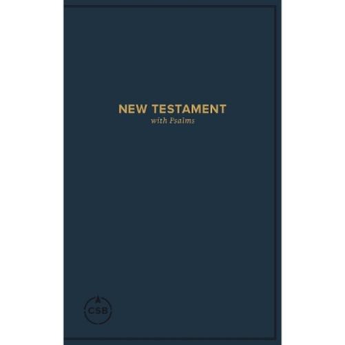 CSB Pocket New Testament with Psalms, Navy Trade Paper