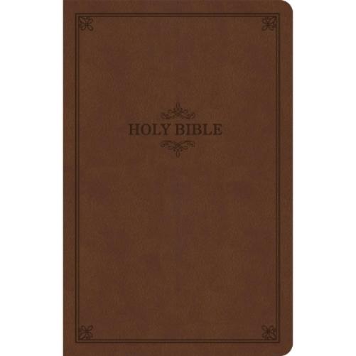 KJV Thinline Bible, Brown LeatherTouch, Value Edition