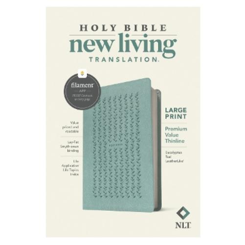 NLT Large Print Premium Value Thinline Bible, Filament