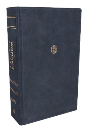 NIV, The Woman's Study Bible, Leathersoft, Blue, Full-Color, Red Letter