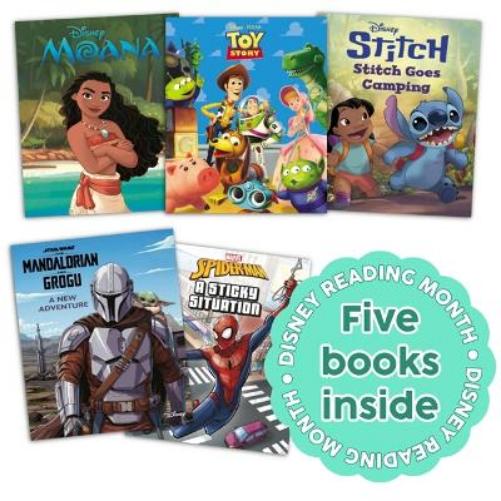 Disney Reading Collection: Five storybooks featuring Stitch, Moana, Spider-Man and more to celebrate Disney Reading Month!