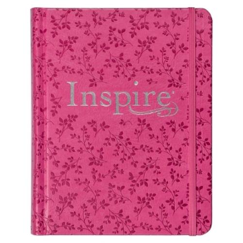 Inspire Bible NLT (Hardcover Leatherlike, Pink Peony, Filament Enabled)