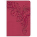 KJV Large Print Compact Reference Bible, Pink LeatherTouch