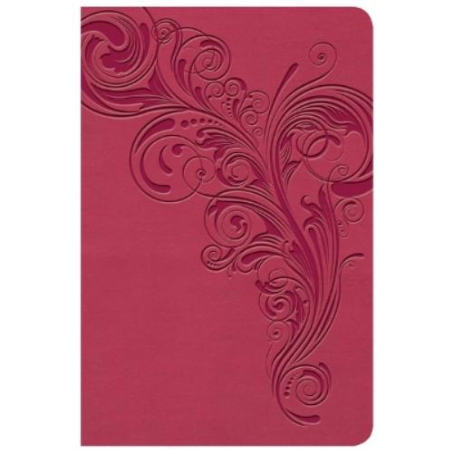 KJV Large Print Compact Reference Bible, Pink LeatherTouch