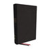 NKJV, Word Study Reference Bible, Leathersoft, Black, Red Letter, Comfort Print