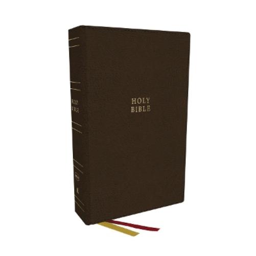 NKJV Holy Bible, Super Giant Print Reference Bible, Brown Bonded Leather, 43,000 Cross References, Red Letter, Comfort Print: New King James Version