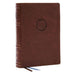 Life in Christ Bible: Discovering, Believing, and Rejoicing in Who God Says You Are  (NKJV, Brown Leathersoft, Red Letter, Comfort Print)