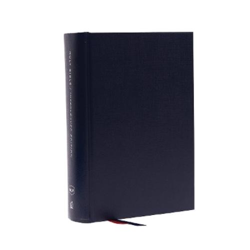 NKJV, Interleaved Bible, Journal Edition, Hardcover, Blue, Red Letter, Comfort Print