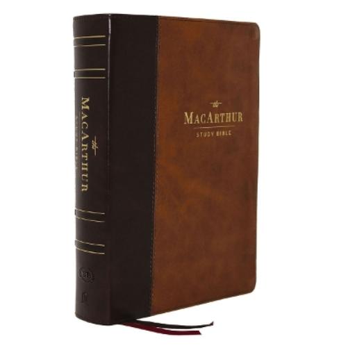 LSB, MacArthur Study Bible, Brown Leathersoft, Comfort Print, Thumb Indexed