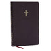 NKJV Holy Bible, Ultra Thinline, Black Leathersoft, Red Letter, Comfort Print