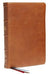 NKJV, End-of-Verse Reference Bible, Personal Size Large Print, Premium Goatskin Leather, Brown, Premier Collection, Red Letter, Comfort Print