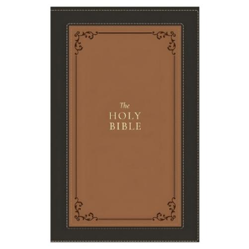 1611 KJV with Apocrypha, Brown Leathersoft