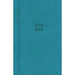 KJV Holy Bible: Value Compact Thinline, Teal Leathersoft, Red Letter, Comfort Print: King James Version