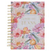 Christian Art Gifts Inspirational Journal, I Know the Plans Wide Ruled Notebook, Jeremiah 29:11 Bible Verse, Pink Floral, 192 Lined Pages W/Scripture, (8.4" X 6.4" X 1")