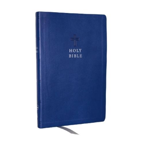 NKJV Holy Bible, Value Ultra Thinline, Blue Leathersoft, Red Letter, Comfort Print