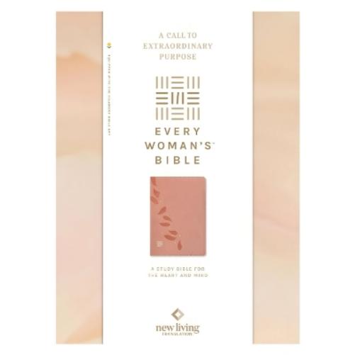 NLT Every Woman's Bible, Filament Enabled (LeatherLike, Pink Petals, Red Letter)