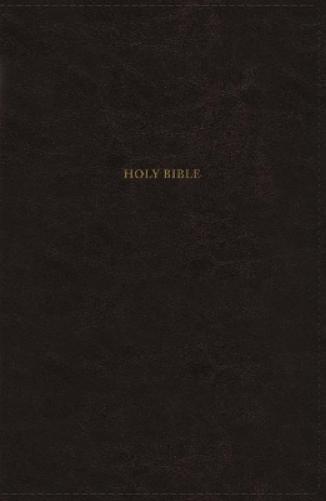 NKJV, Thinline Bible, Leathersoft, Black, Red Letter, Comfort Print