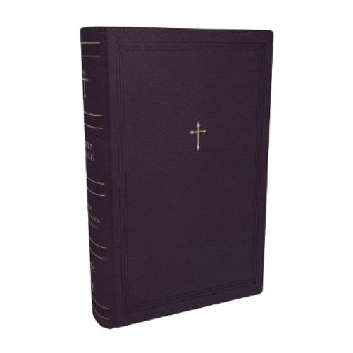NKJV Compact Paragraph-Style Bible w/ 43,000 Cross References, Purple Leathersoft Zipper Closure, Red Letter, Comfort Print: Holy Bible, New King James Version