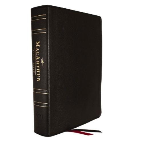 LSB, MacArthur Study Bible, Black Genuine Leather, Comfort Print