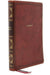 NKJV, Thinline Bible, Large Print, Leathersoft, Brown, Red Letter, Comfort Print