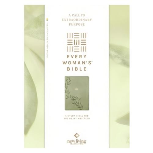 NLT Every Woman's Bible, Filament Enabled (LeatherLike, Olive Branch Green, Red Letter)