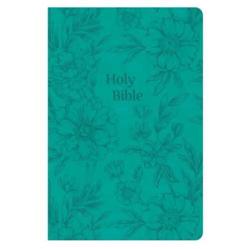 NASB Large Print Thinline Bible, Value Edition, Teal Leathertouch