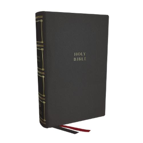 KJV Holy Bible: Compact Bible with 43,000 Center-Column Cross References, Gray Leathersoft, Red Letter, Comfort Print (Thumb Indexing): King James Version