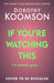 If You're Watching This