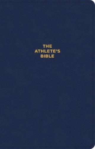 CSB Athlete's Bible, Revised and Updated, Optimal Type, Navy Leathertouch